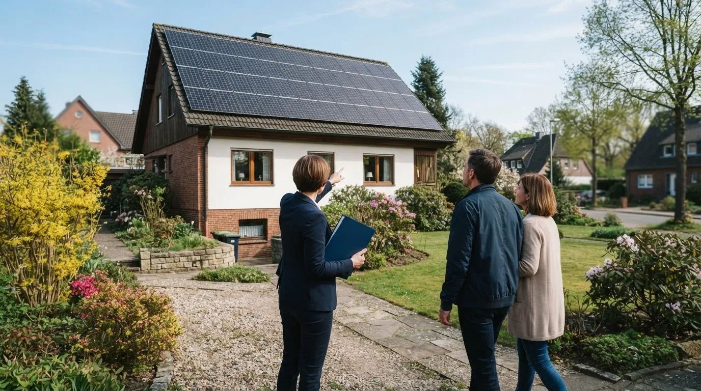 Grunderwerbsteuer beim Hauskauf mit PV-Anlage: Was der Vertrag hergeben muss