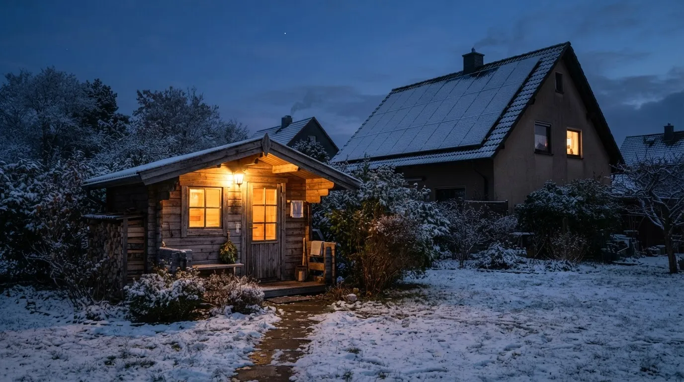Sauna mit Solarstrom: An wie vielen Tagen das Dach einen Saunagang wirklich liefert