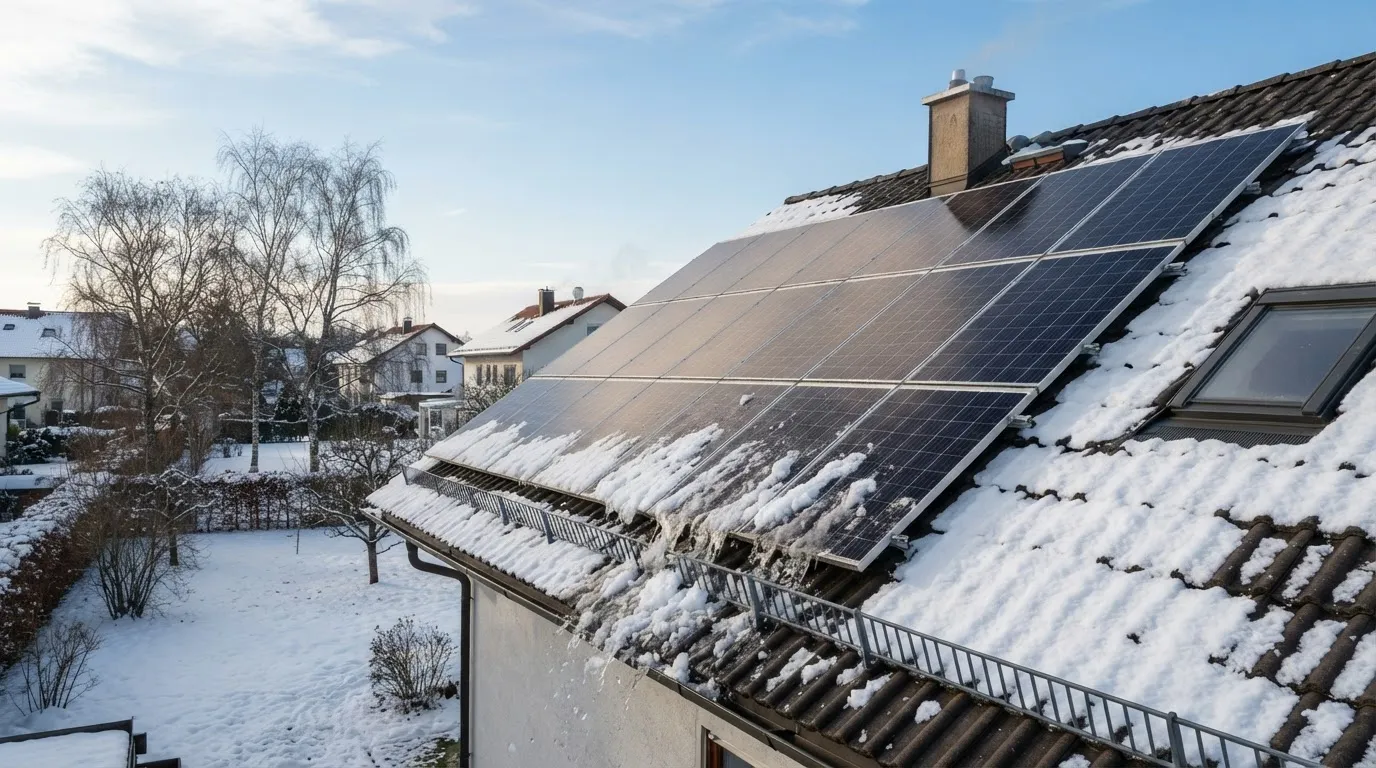 PV im Winter: Wie viel Ertrag bleibt, und was Schnee wirklich ausmacht